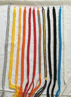 现货保安授带黄色灰色保安精神带安保服装配饰黑色绶带肩章礼仪带