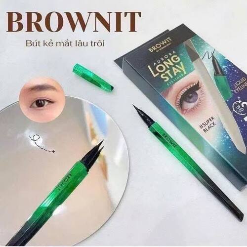泰国Browit眼线笔持久防水防汗抗晕染易干易上色极细性感黑温柔棕