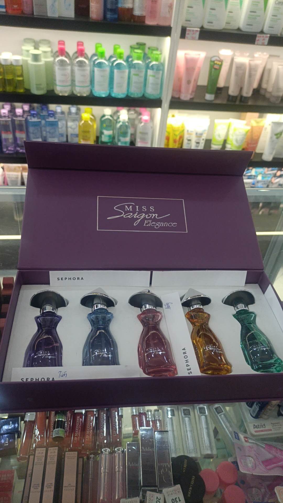 越南原装进口香水MISS saigon西贡小姐1号2号3号5号6号5支套装