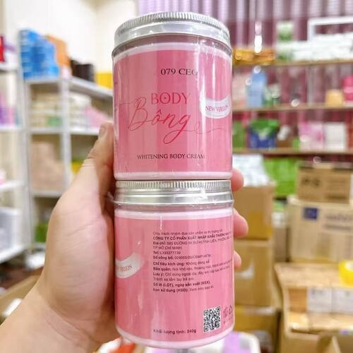原装正品 越南 身体乳枚白霜 kem Body bong 240 gr trang manh