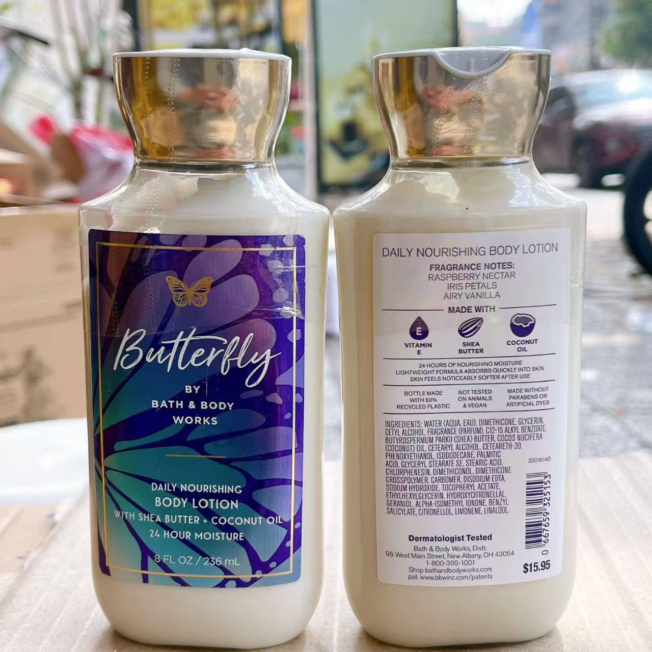 美国Bath & Body Works/BBW 黑夜之吻dark kiss香氛身体乳236ml