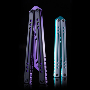 WING工作室 大王乌贼 鹦鹉螺 3D打印塑料蝴蝶刀练习刀未开刃