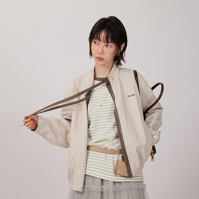 帛然两面穿夹克外套冲锋衣女