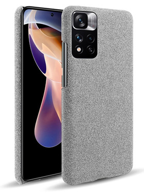 适用于红米note11pro手机壳布纹小米redminote11tpro+保护套防摔