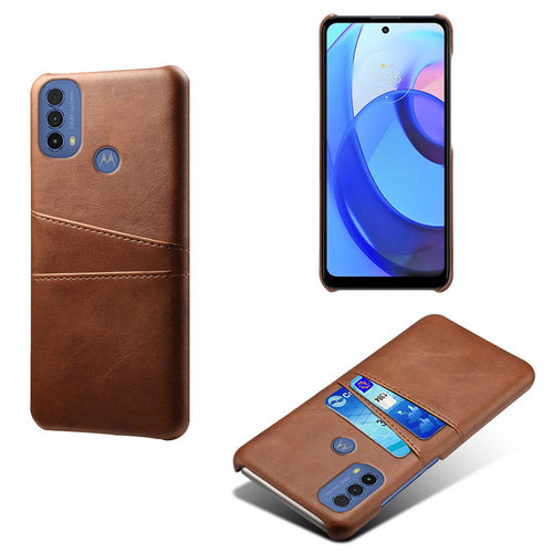 适用于Motorola/摩托罗拉E30手机壳Moto E20插卡皮套E40硬壳G22