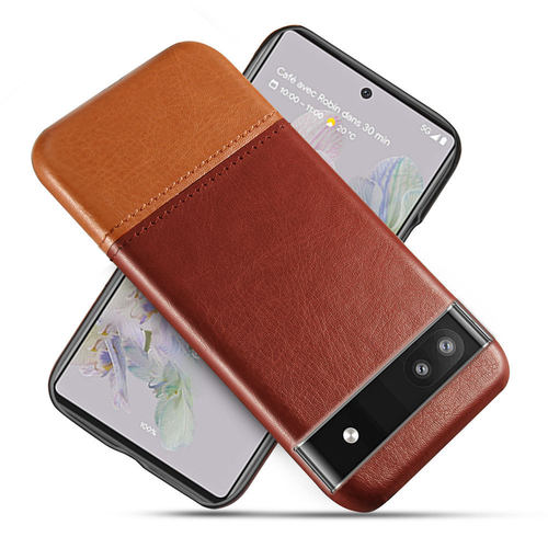 适用谷歌Pixel7手机壳拼色皮套
