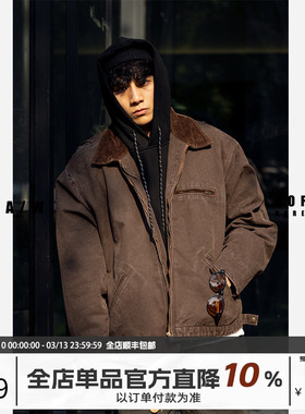 NOFAITH底特律工装夹克男秋季款日系复古cleanfit上衣外套无信仰