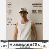 健身弹力无袖 NOFAITH重磅380G螺纹布背心男夏季 坎肩纯棉打底汗衫