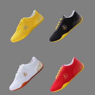 中考运动鞋 男女帆布武馆训练太极拳练功运动鞋 龙拳牛筋底太极鞋