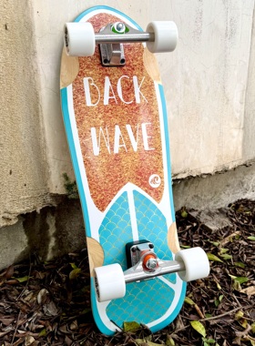 BackWave 宽板面系列陆地冲浪板 32英寸软木沙滩 | 宽板面 易操控