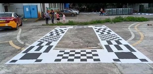 路派360全景3D调试布标定布校正布标定布厂家专业定制