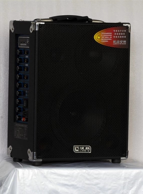 浪麒 JS-103 10寸 24V电瓶音箱  演唱音响 交直流两用 双无线