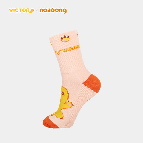 VICTOR奶龙联名羽毛球男女运动袜