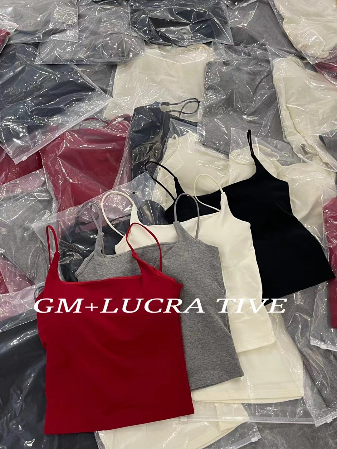 欧洲站2025秋冬新款磨毛欧货简约纯色显瘦百搭吊带背心抹胸打底衫