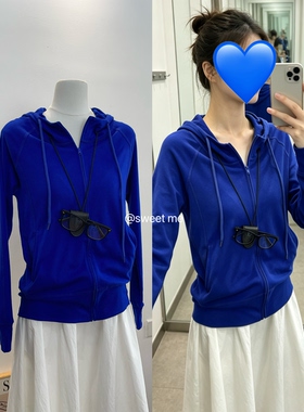 2026春夏新款连帽拉链卫衣女休闲运动风百搭宽松洋气长袖外套薄款