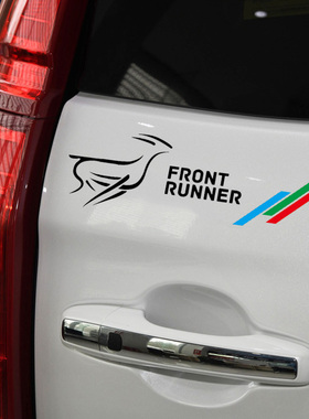 奔跑越野车贴户外改装南非标 侧窗车门贴 坦克300 LC76陆巡车贴