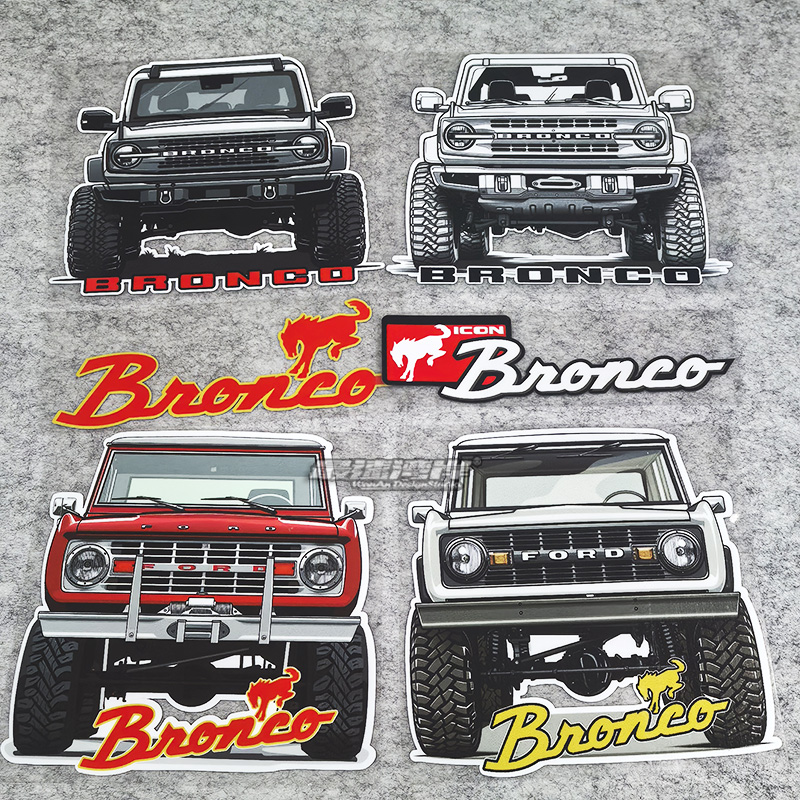 高分子pvc彩绘贴膜烈马越野剪影