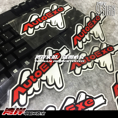 最速湾岸车贴 昂克赛拉适用于mzd改装Autoexe阿特兹贴纸彩色标志