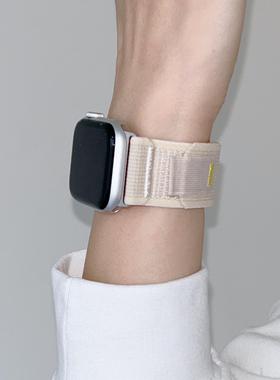 适用苹果手表S10表带野径回环舒适高级感运动男女款iwatch98ultra