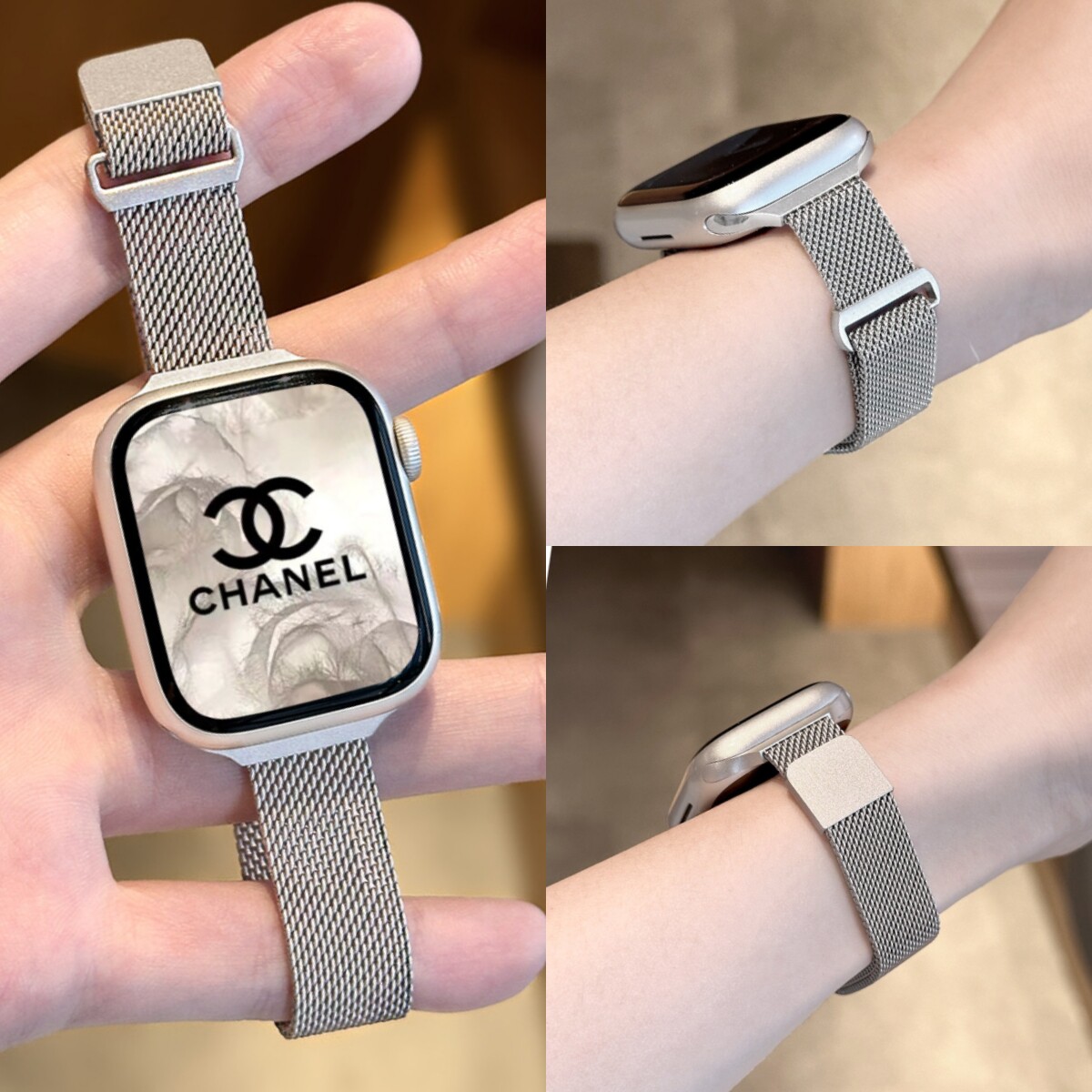 iwatch米兰尼斯细款金属磁吸表带