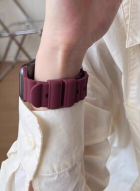 iwatch表带高级感泡泡硅胶适用applewatch苹果S11手表s987ultra女