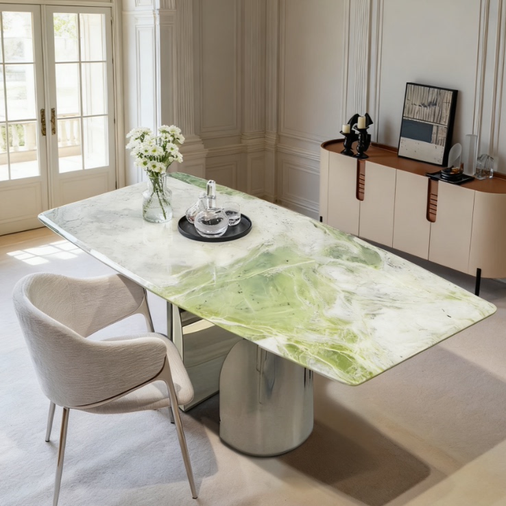 纯天然进口奢石冰川绿