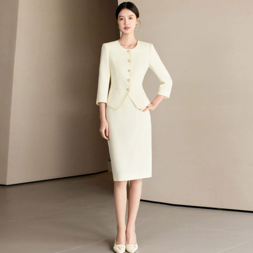 艾尚臣夏季小香风时尚套装女2026新款名媛气质女神范通勤西装套裙