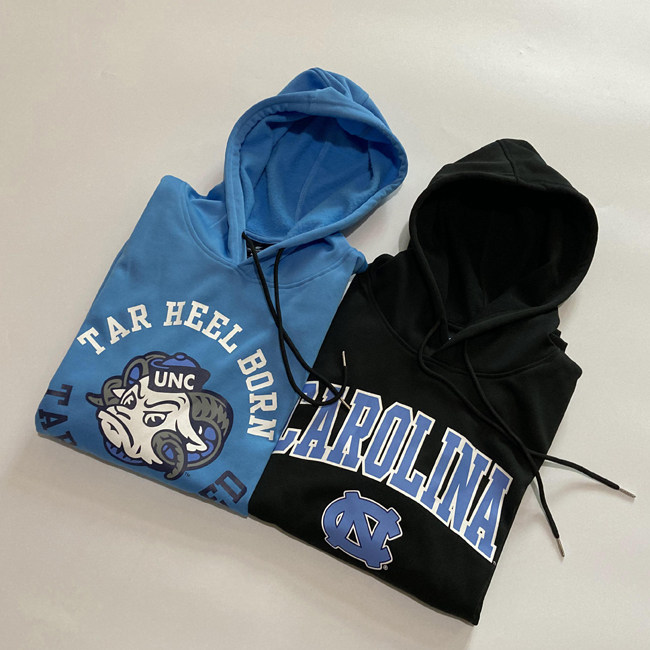 NCAA BASKETBALL SWEATER NORTH CAROLINA POLYESTER SPORTS SWEATER RUNNING FITNESS PULLOVER HOODIE SWEATER SHOOTING SUIT