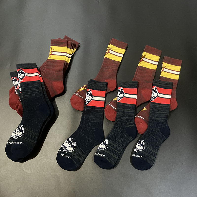 美单NCAA哈士奇亚利桑那州立加厚毛巾底运动袜精英实战篮球袜潮袜