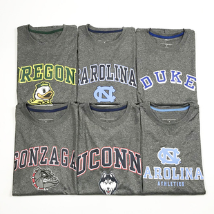 轻薄款 NCAA北卡杜克俄勒冈 篮球训练热身投篮服速干长袖运动t恤