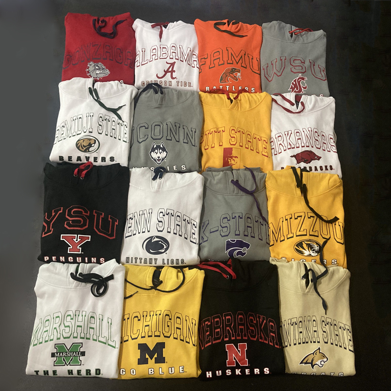 篮球帽衫运动卫衣NCAA球队款