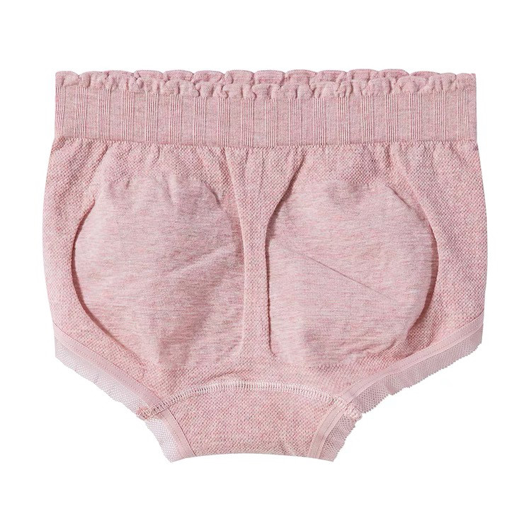 有致女士内裤中腰简约纯色无缝一体三角内裤真丝内档超舒服
