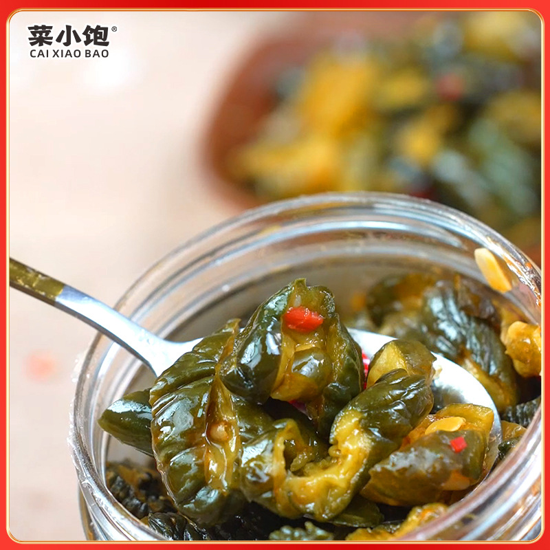 菜小饱脆皮黄瓜甜辣脆230g/瓶装