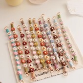 手工编织手机挂绳手腕绳花花手机链双头斜跨电话挂绳相机挂脖绳女