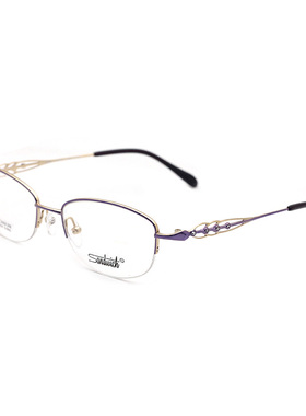 正品Sandwich/三文治纯钛超轻近视眼镜框半框男女款镜架配镜S1806