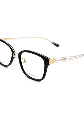 新款PORTS近视眼镜架女全框板材镜框韩版复古镜框POF14809