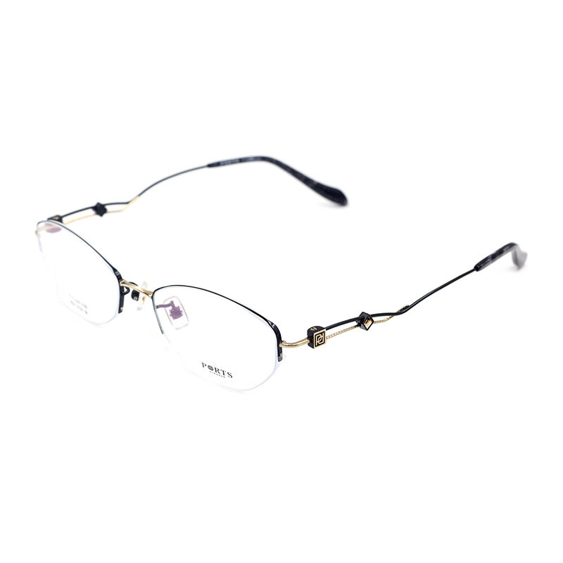 2018新款宝姿眼镜架女精致商务小巧钛合金光学镜架POF12704