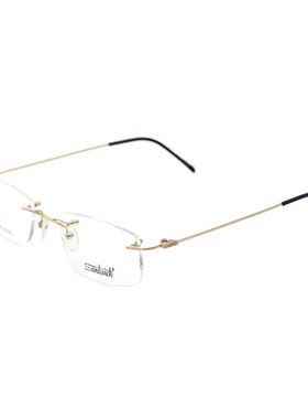 sandwich/三文治男女时尚近视眼镜架纯钛无框商务镜框配镜MOD005