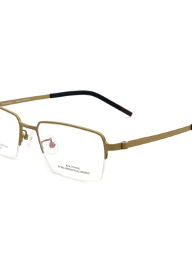 CLIP克力普钛金属眼镜框男女超轻商务极简轻盈舒适镜架配近视8651