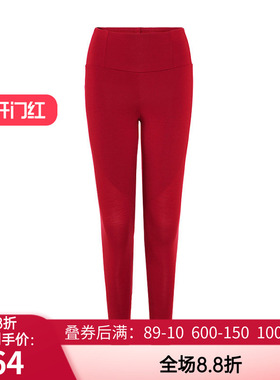 LACLOVER兰卡文秋冬打底裤 女士轻暖本命年红色御寒保暧裤LC73TM1