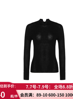 AIMER·CHUANG馈然3高领长袖针织衫 女秋冬红色打底衫CA721061