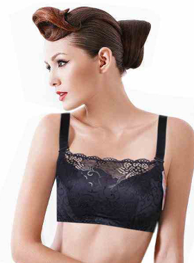 戴丝玉正品防走光聚拢文胸百搭性感薄模杯抹胸女R11453 6076