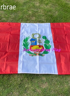4号90*150cm秘鲁国旗现货 Peru flag