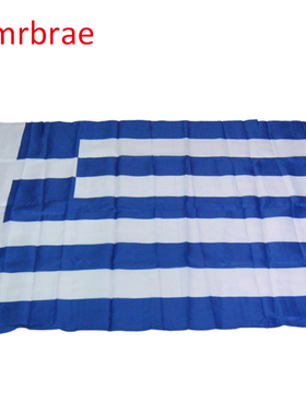 希腊国旗4号 90x150CM涤纶春亚纺希腊旗帜