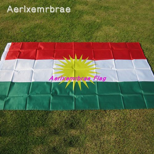 90x150CM库尔德旗帜