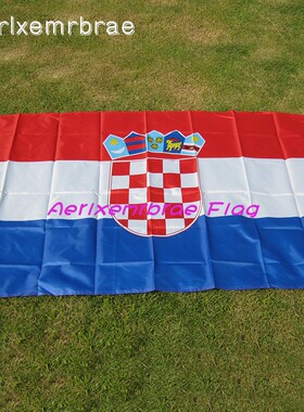 厂家直销克罗地亚国旗90x150CM涤纶克罗地亚旗帜