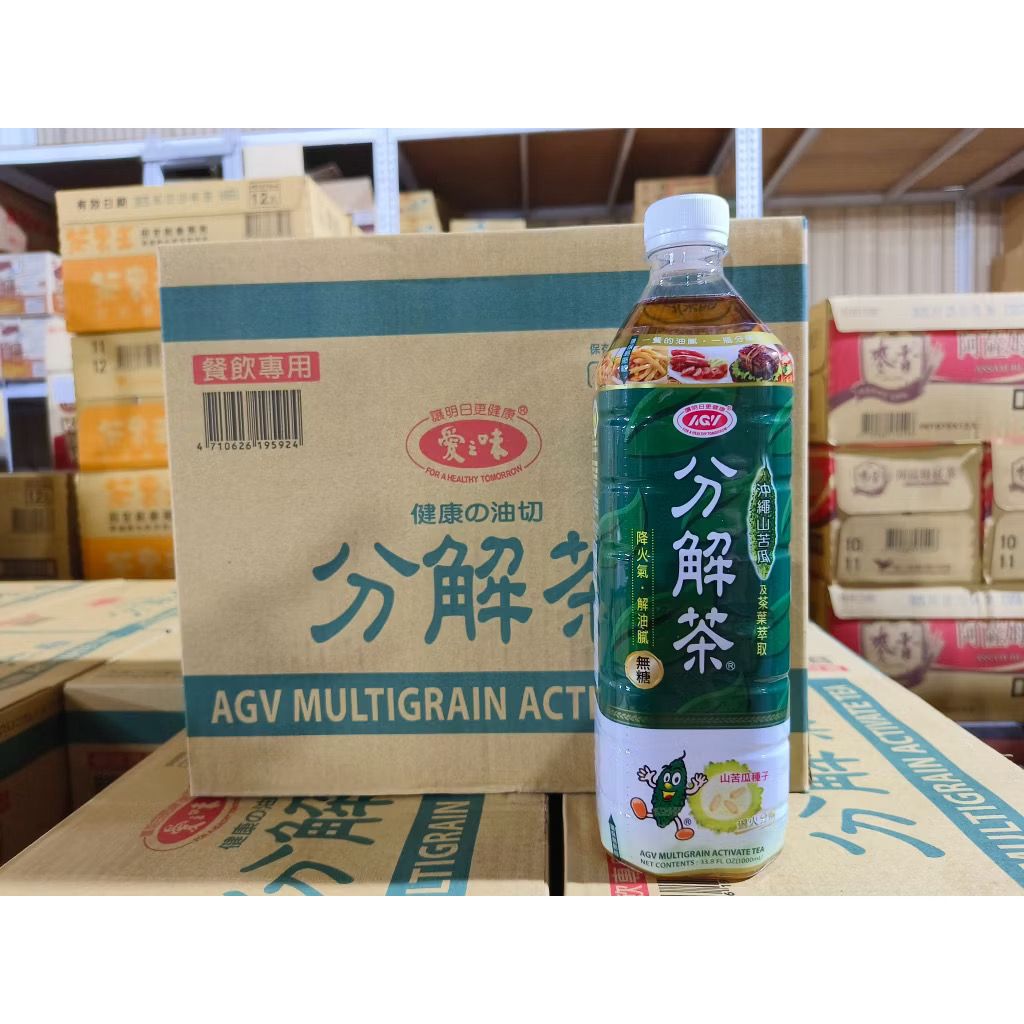 台湾 爱之味分解茶冲绳山苦瓜 解油腻 无糖有感分解590ml图片