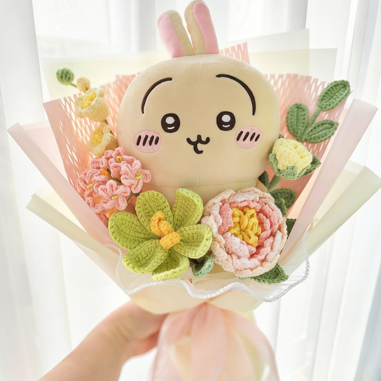 正版乌萨奇花束chiikawa玩偶生日礼物女生闺蜜可爱节日毕业拍照花