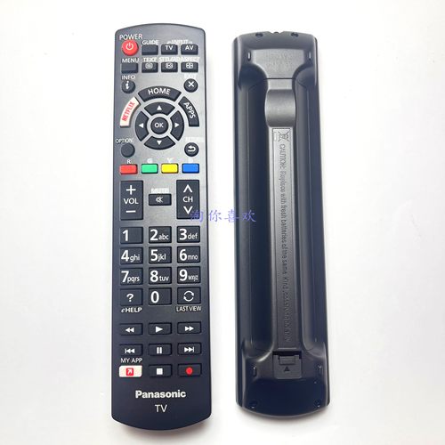 松下乐声电视机遥控器英文直接用