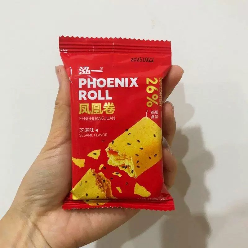 泓一芝麻味凤凰卷720g鸡蛋卷